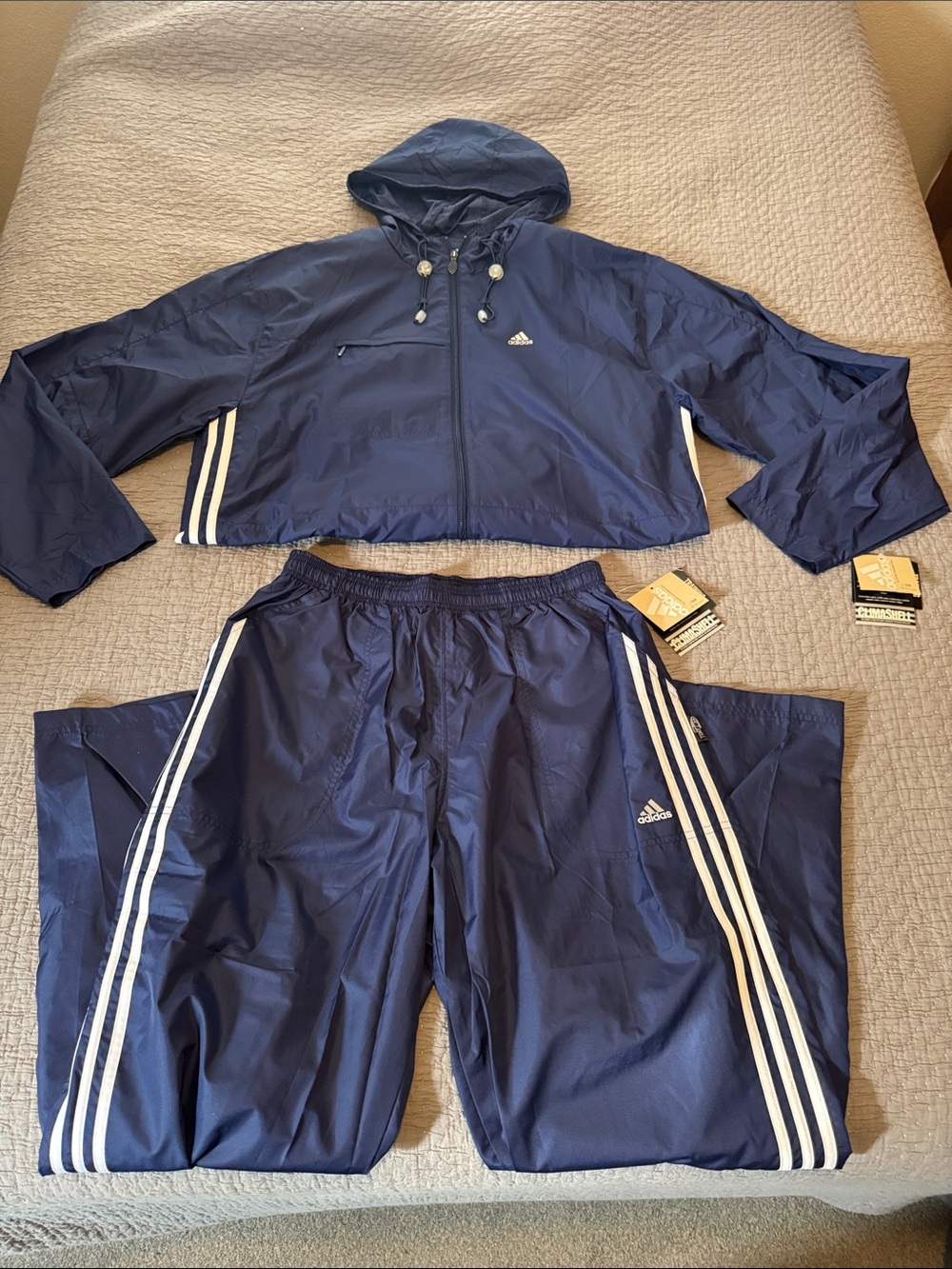 Adidas Climashell 3 Stripe Training Set